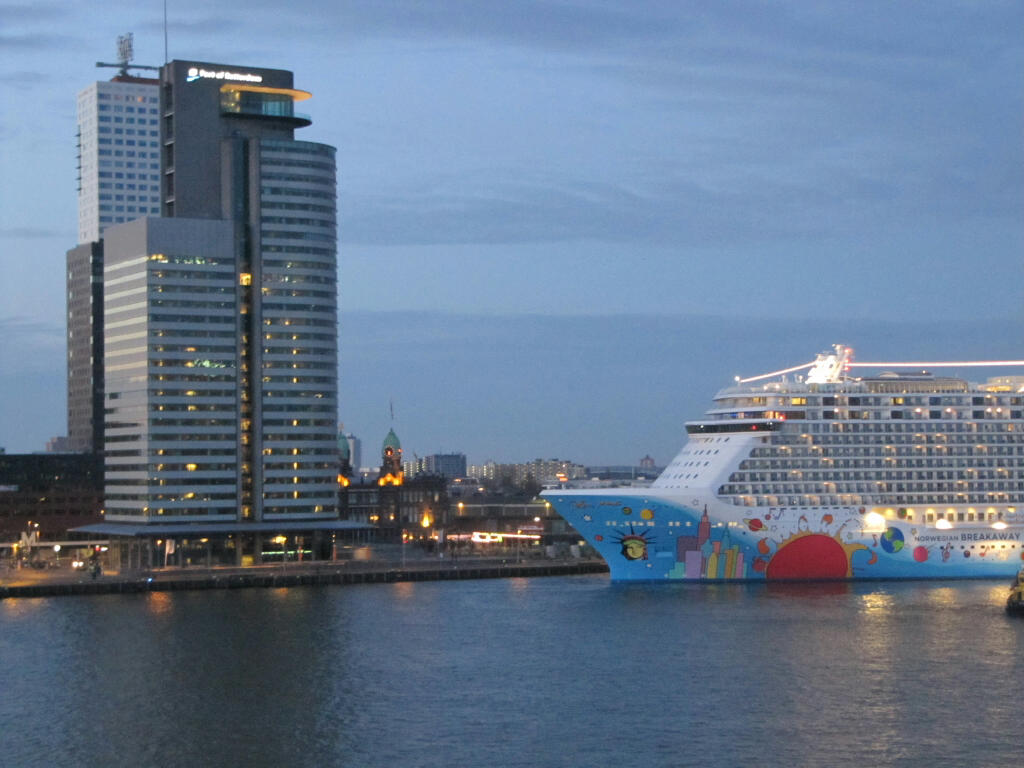 Norwegian Breakaway Arrives in Rotterdam